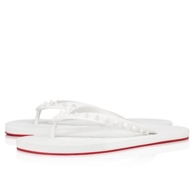 Sandalias Loubi Flip Christian Louboutin Hombre - Blancos - 11510613047